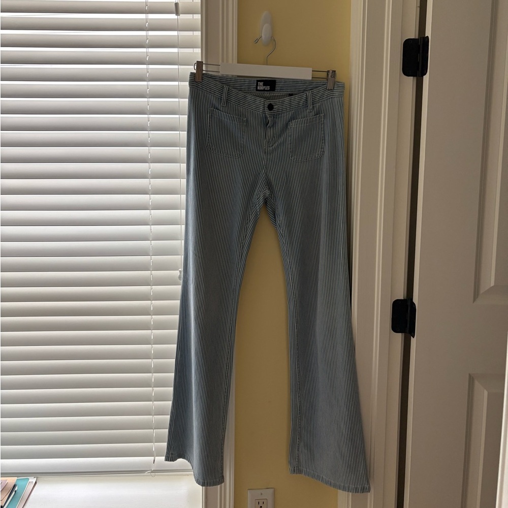 the kooples pinstripe flare pant